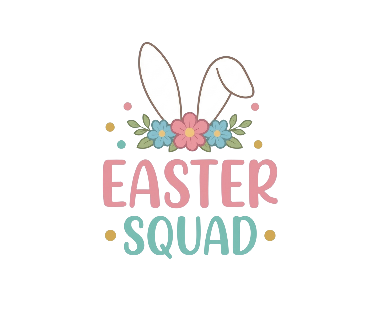 Easter Squad T-Shirt with Bunny Ears
