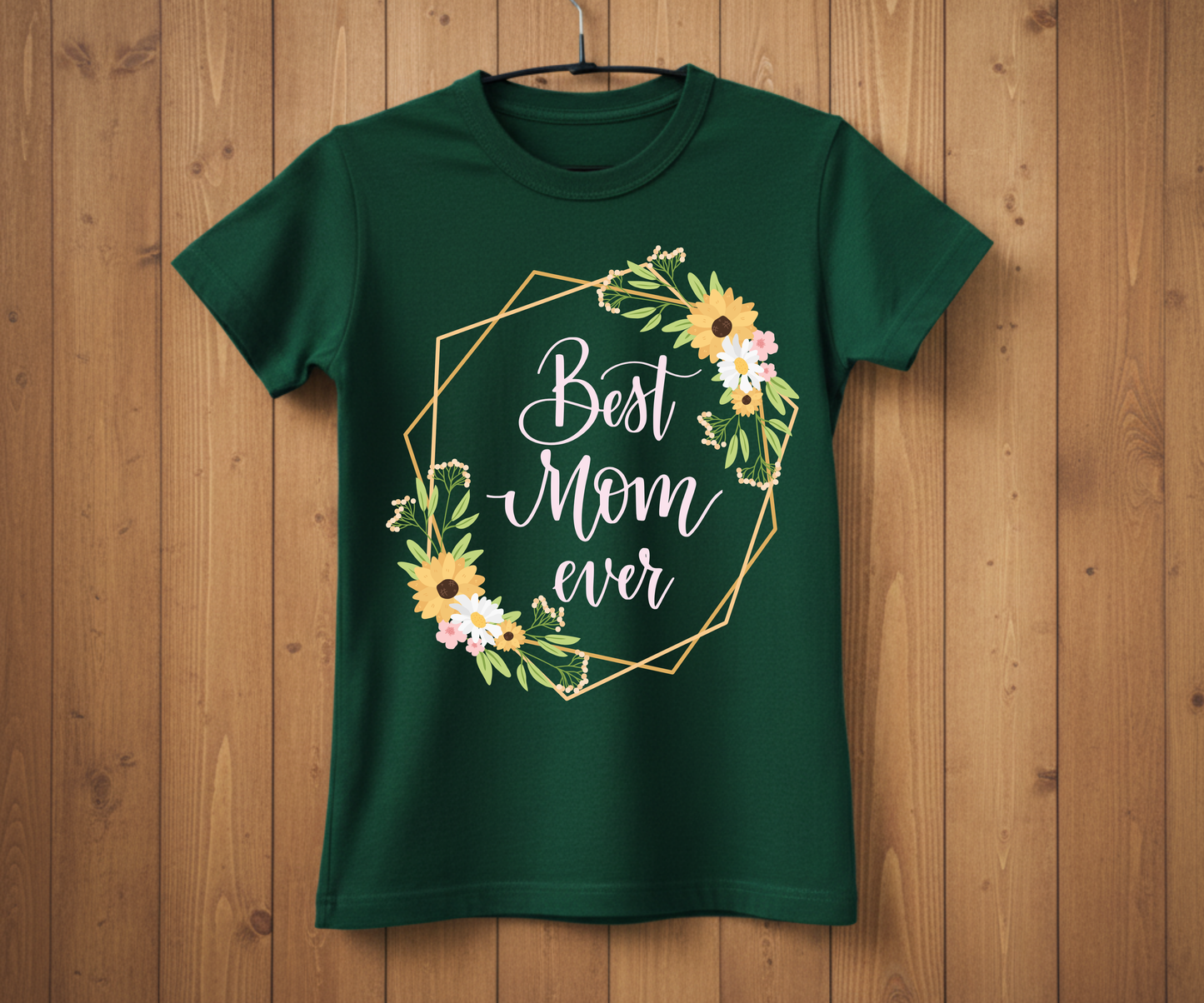 Geometric Best Mom Ever - Mother’s Day T-Shirt