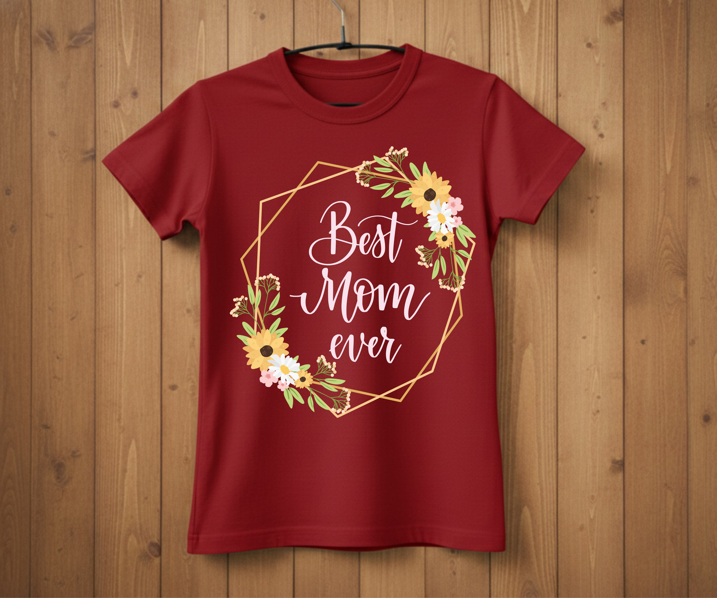 Geometric Best Mom Ever - Mother’s Day T-Shirt