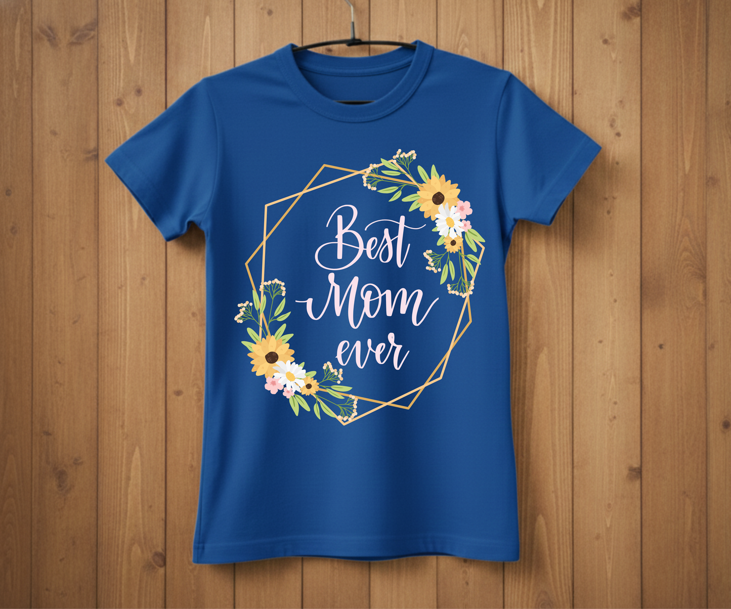 Geometric Best Mom Ever - Mother’s Day T-Shirt