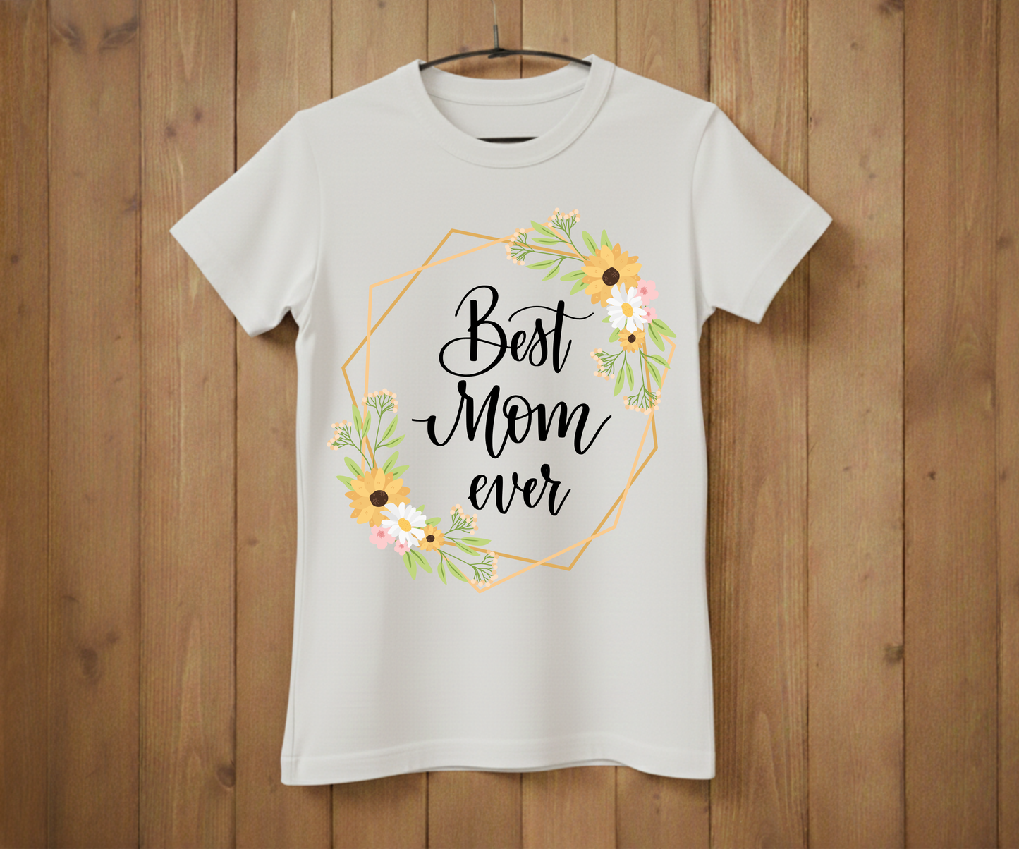 Geometric Best Mom Ever - Mother’s Day T-Shirt