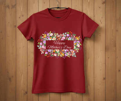 Floral Happy Mother’s Day - Mother’s Day T-Shirt