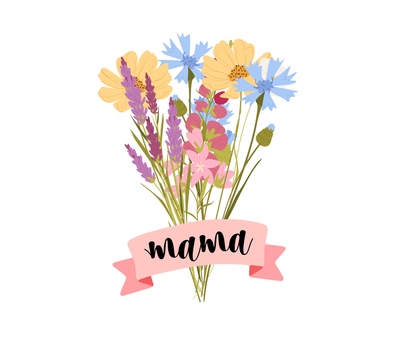 Wildflower Bouquet Mama - Mother’s Day T-Shirt
