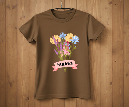 Wildflower Bouquet Mama - Mother’s Day T-Shirt