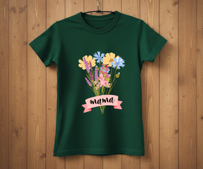 Wildflower Bouquet Mama - Mother’s Day T-Shirt