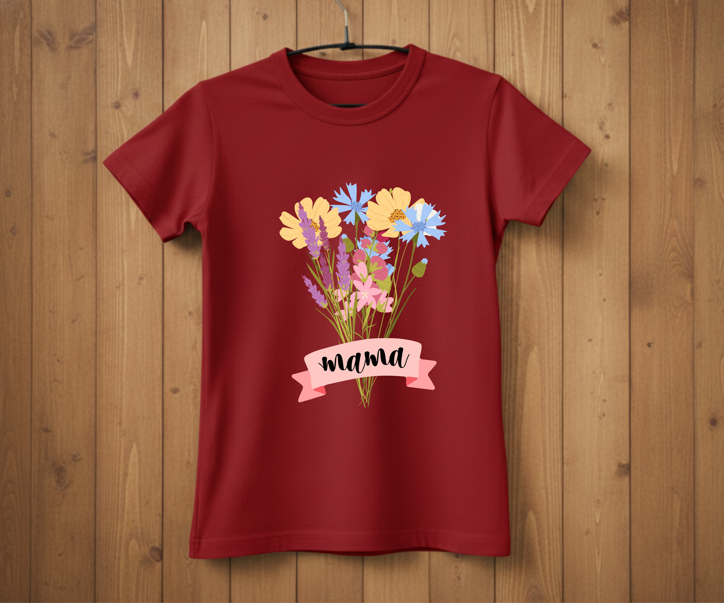 Wildflower Bouquet Mama - Mother’s Day T-Shirt