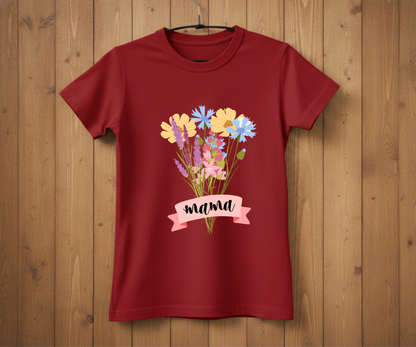 Wildflower Bouquet Mama - Mother’s Day T-Shirt