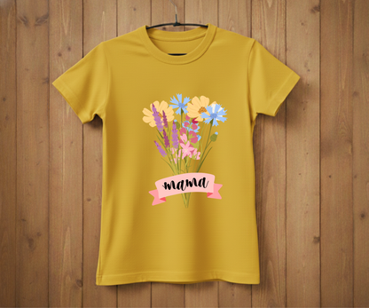 Wildflower Bouquet Mama - Mother’s Day T-Shirt