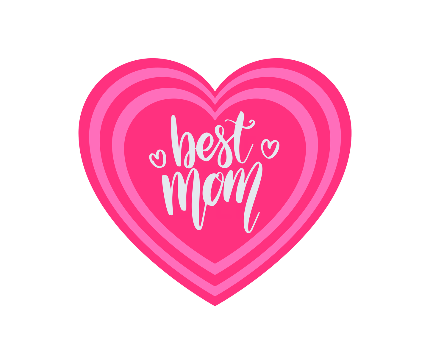 Heart Best Mom - Mother’s Day T-Shirt