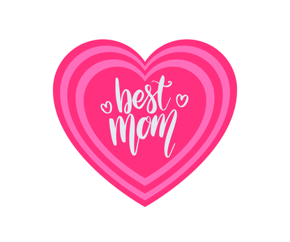Heart Best Mom - Mother’s Day T-Shirt