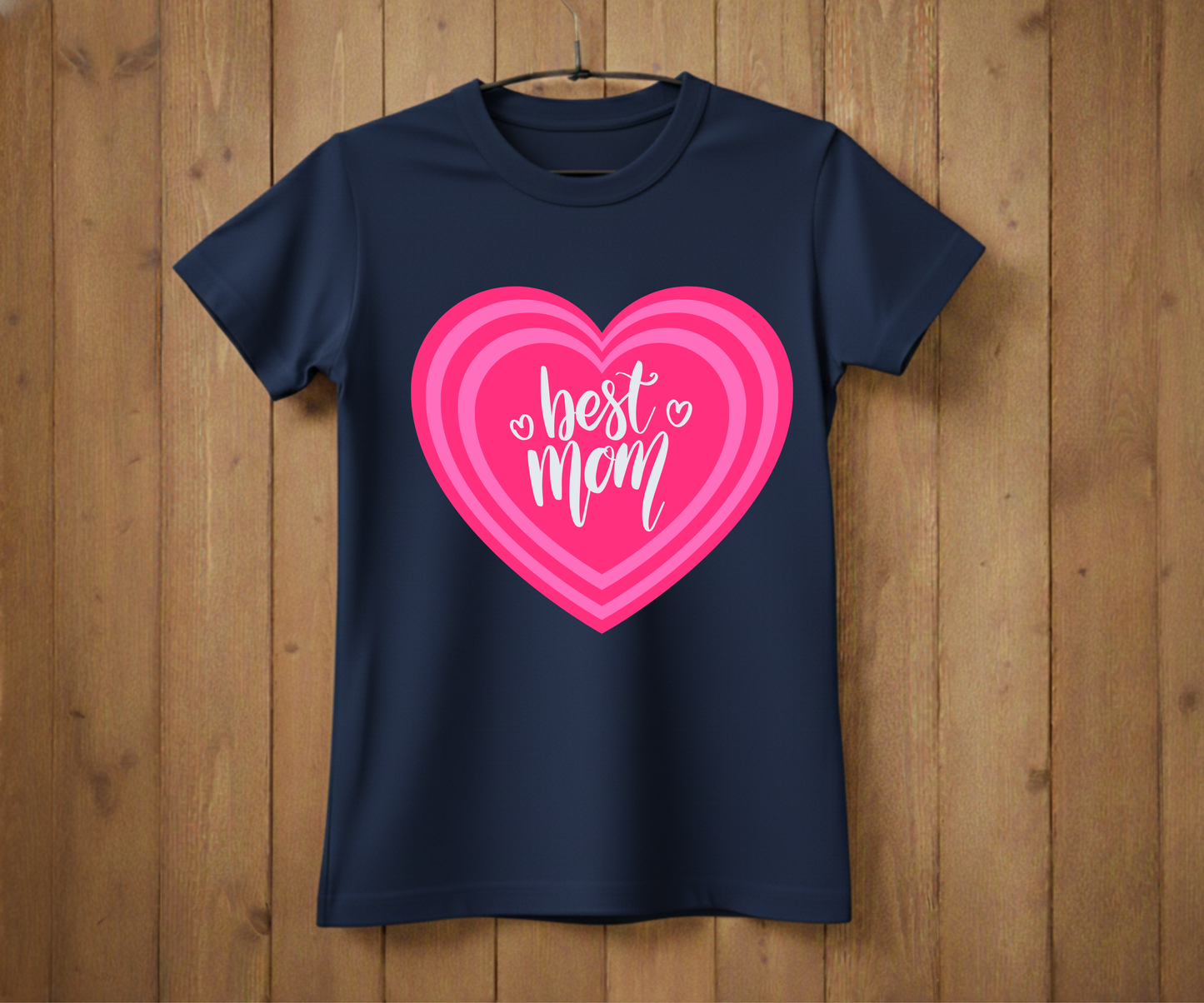 Heart Best Mom - Mother’s Day T-Shirt