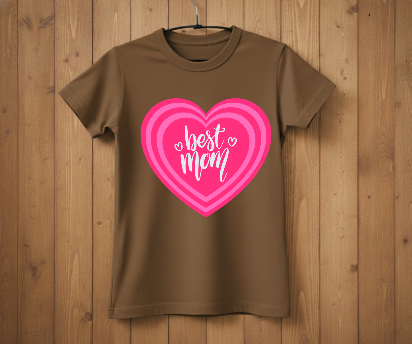 Heart Best Mom - Mother’s Day T-Shirt