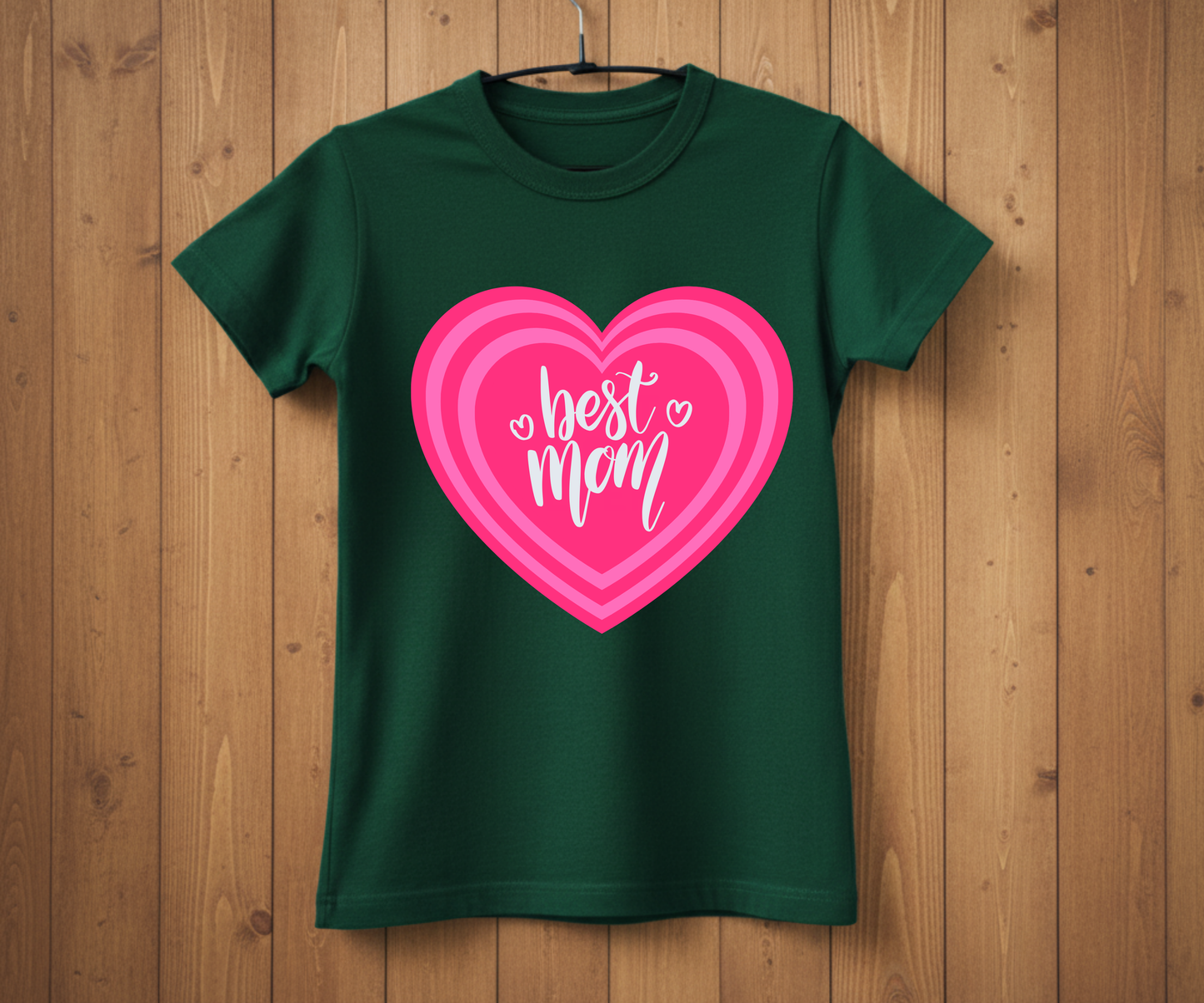 Heart Best Mom - Mother’s Day T-Shirt