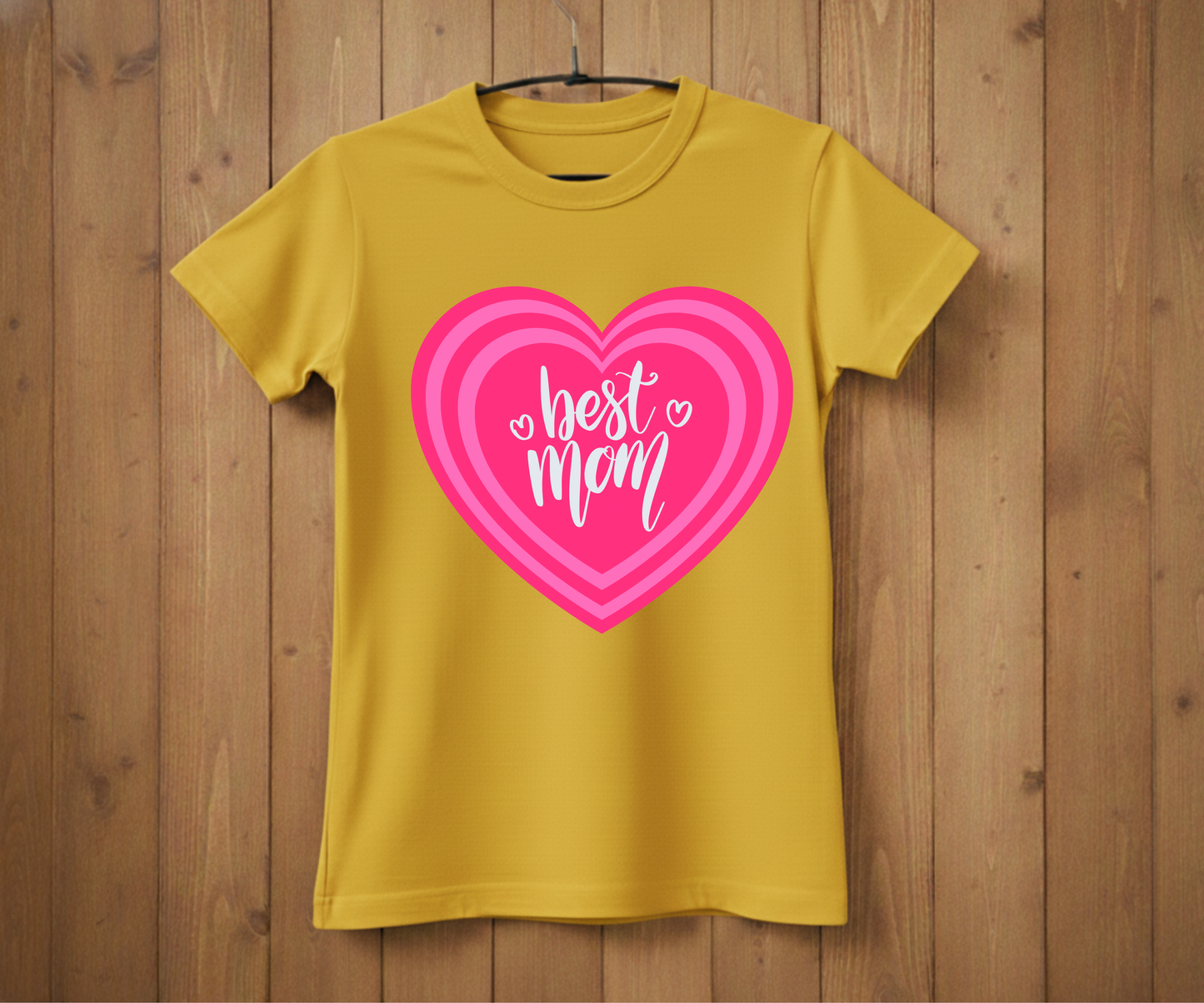 Heart Best Mom - Mother’s Day T-Shirt