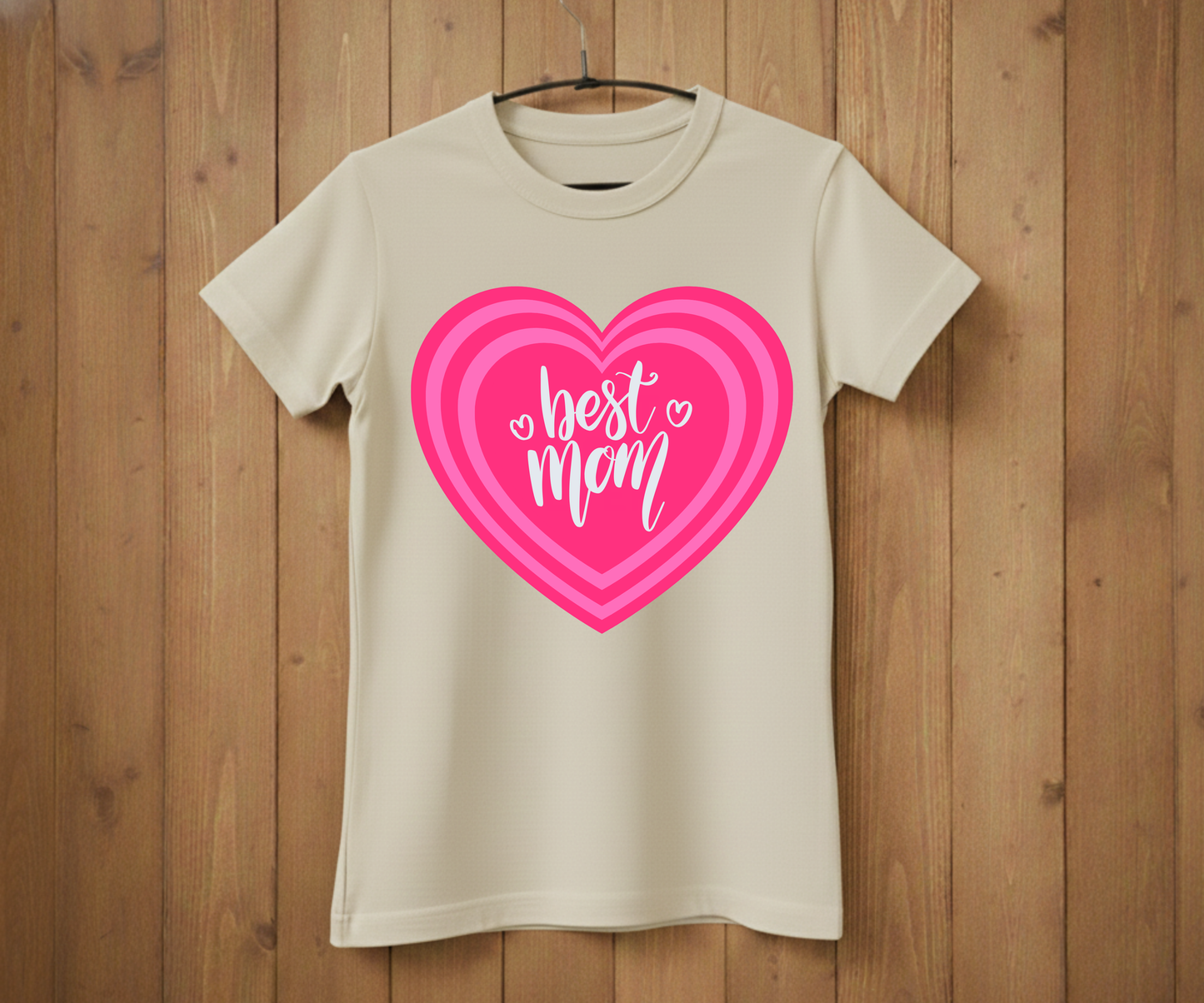 Heart Best Mom - Mother’s Day T-Shirt