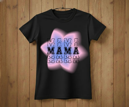 Star Glow Mama Varsity Shirt - Mother’s Day T-Shirt