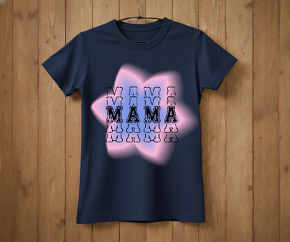 Star Glow Mama Varsity Shirt - Mother’s Day T-Shirt