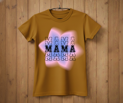 Star Glow Mama Varsity Shirt - Mother’s Day T-Shirt
