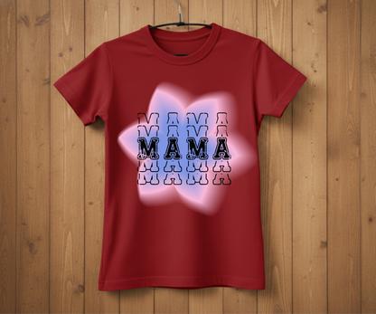 Star Glow Mama Varsity Shirt - Mother’s Day T-Shirt