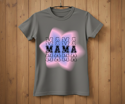Star Glow Mama Varsity Shirt - Mother’s Day T-Shirt