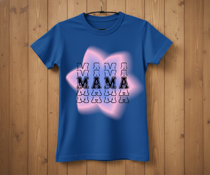 Star Glow Mama Varsity Shirt - Mother’s Day T-Shirt