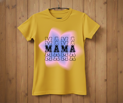 Star Glow Mama Varsity Shirt - Mother’s Day T-Shirt