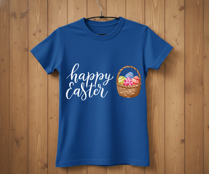 Happy Easter – Eggs in a Basket T-Shirt