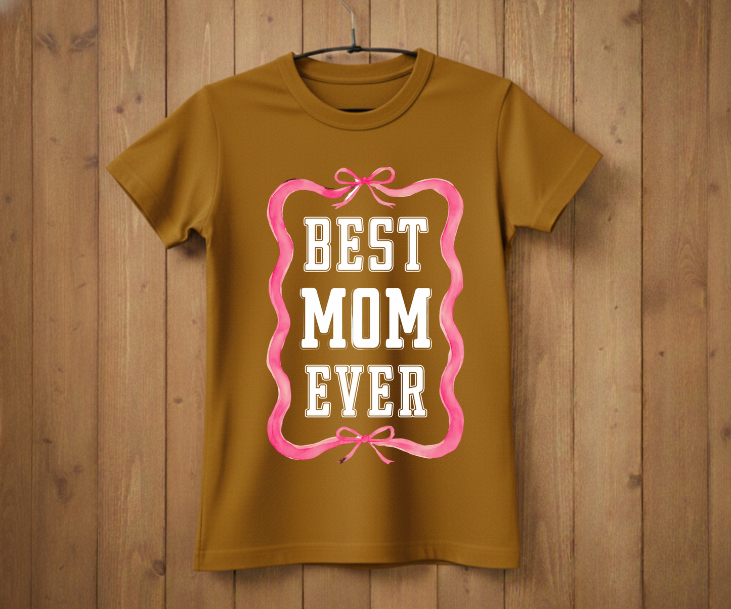 Pink Ribbon Best Mom Ever - Mother’s Day T-Shirt