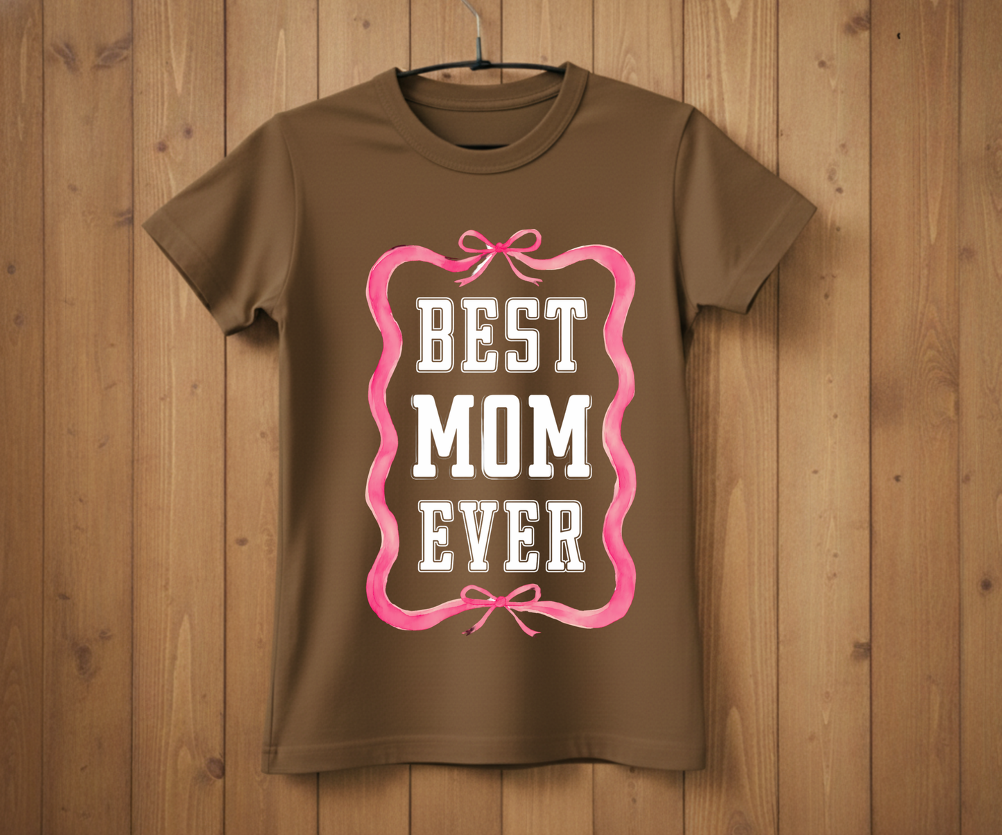 Pink Ribbon Best Mom Ever - Mother’s Day T-Shirt