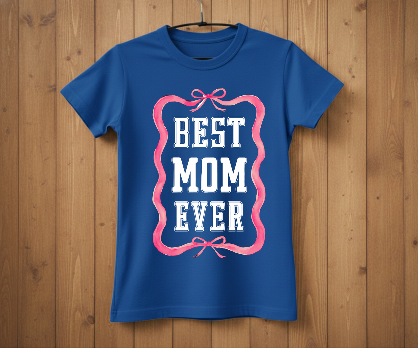 Pink Ribbon Best Mom Ever - Mother’s Day T-Shirt