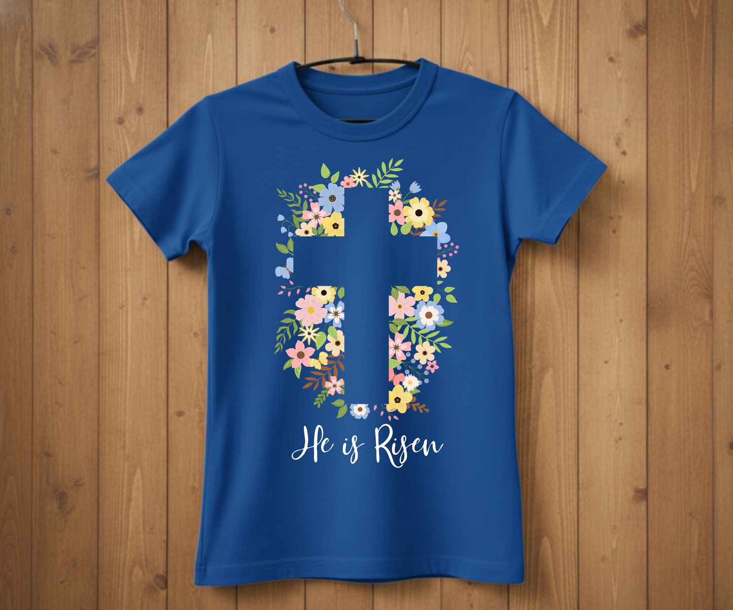 He Is Risen Cross Easter T-Shirt