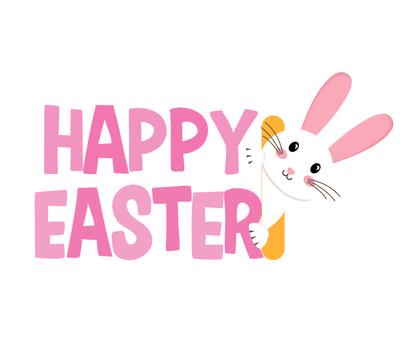 Happy Easter Bunny Design T-Shirt