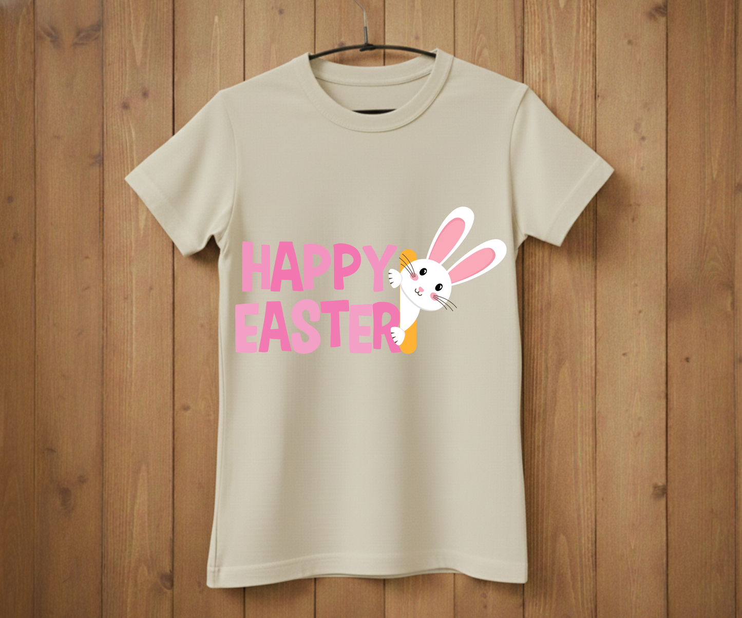 Happy Easter Bunny Design T-Shirt