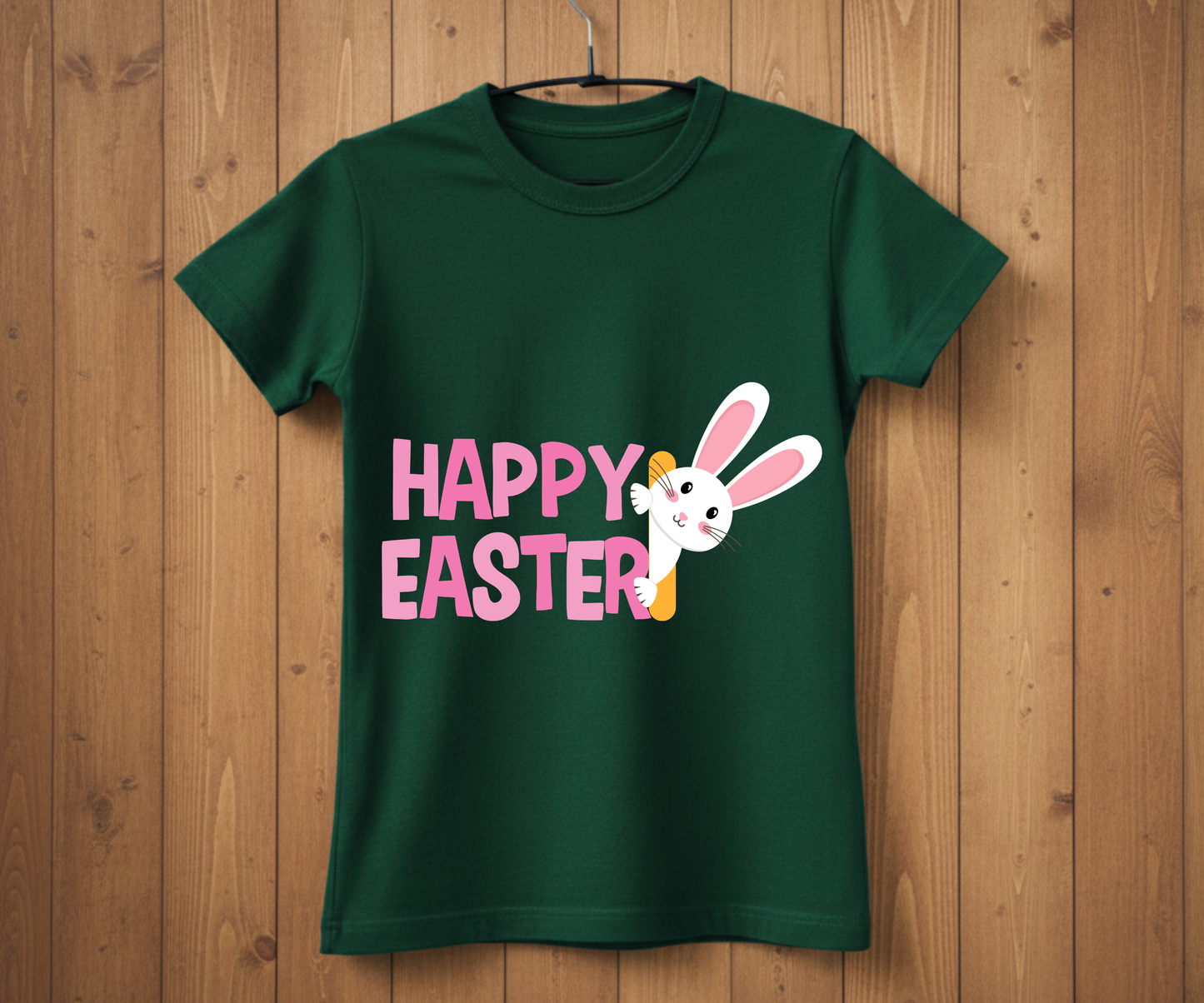 Happy Easter Bunny Design T-Shirt