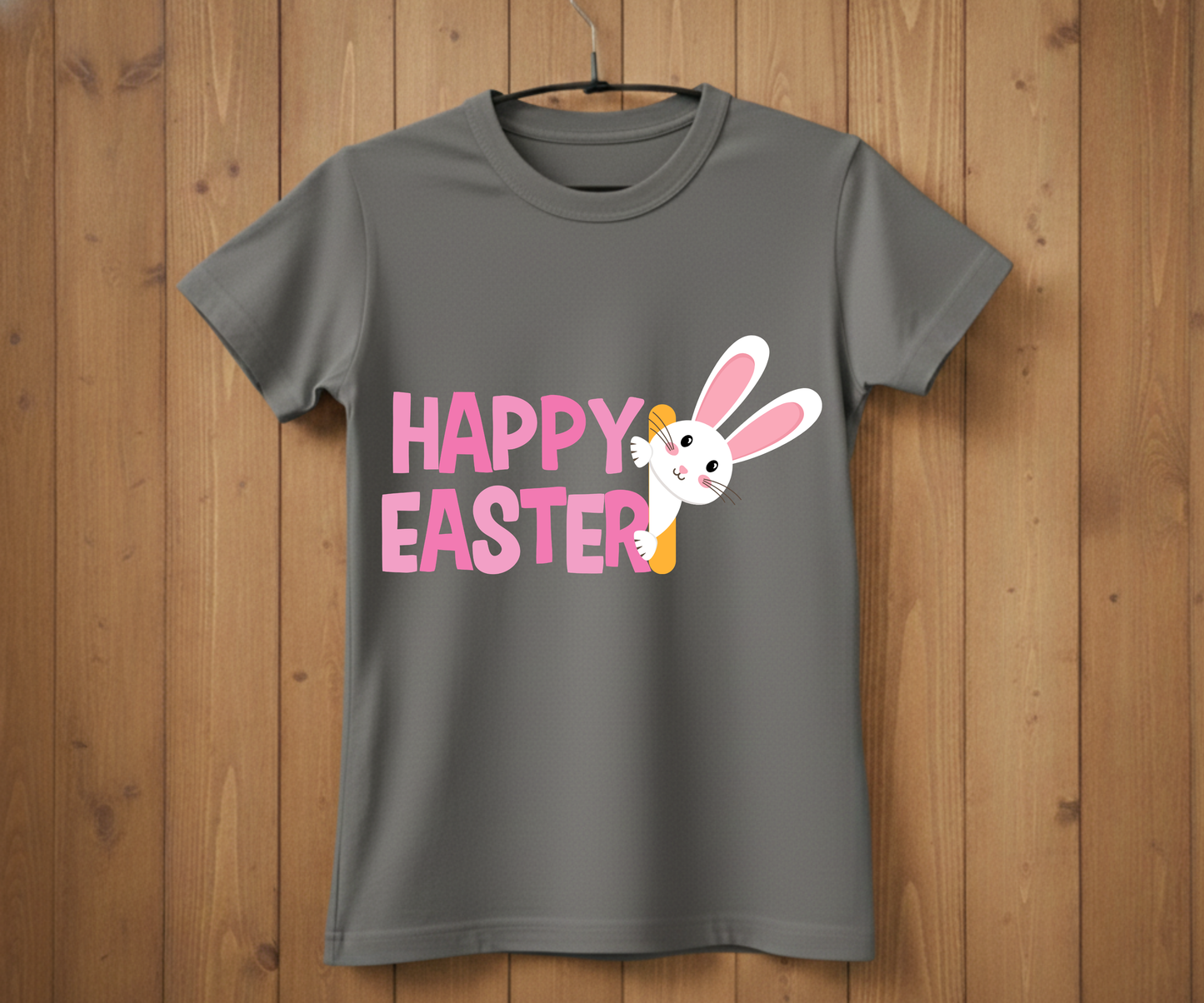 Happy Easter Bunny Design T-Shirt