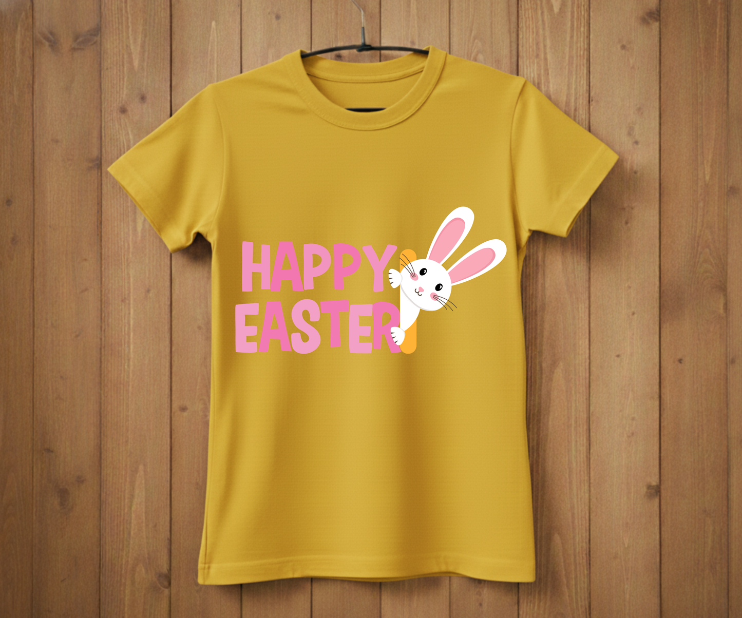 Happy Easter Bunny Design T-Shirt