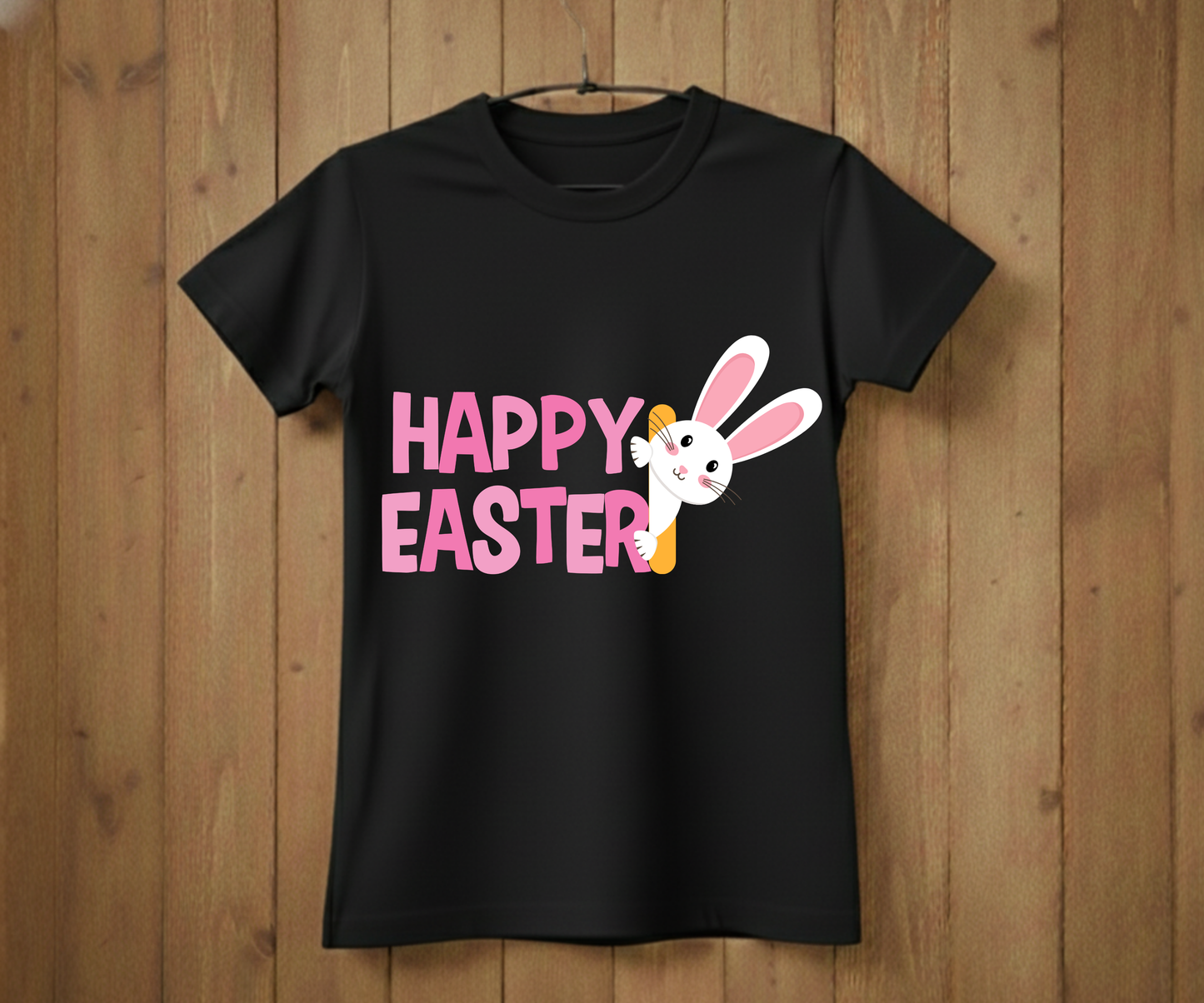 Happy Easter Bunny Design T-Shirt
