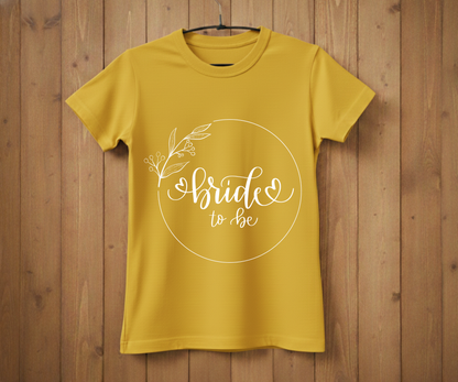 Bride-to-Be T-Shirt – Bridal Shower & Wedding Party Shirt