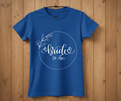 Bride-to-Be T-Shirt – Bridal Shower & Wedding Party Shirt