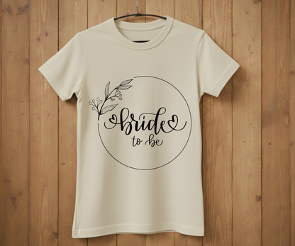 Bride-to-Be T-Shirt – Bridal Shower & Wedding Party Shirt