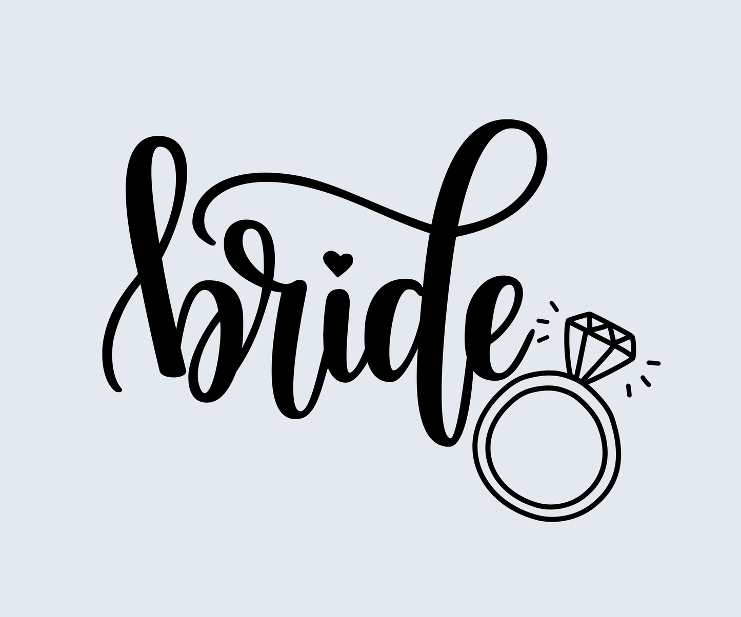 Bride Tee – Bridal Shower & Wedding Party Shirt