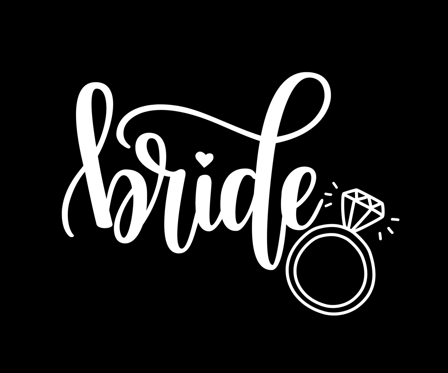 Bride Tee – Bridal Shower & Wedding Party Shirt