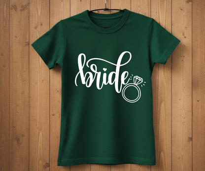 Bride Tee – Bridal Shower & Wedding Party Shirt