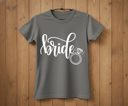 Bride Tee – Bridal Shower & Wedding Party Shirt