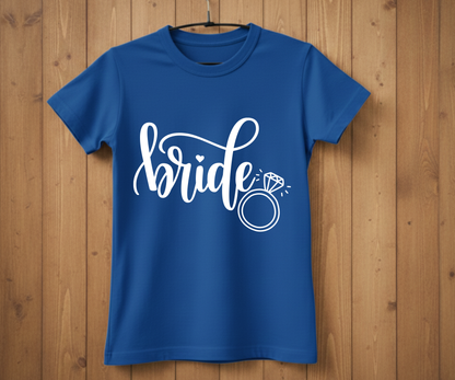 Bride Tee – Bridal Shower & Wedding Party Shirt