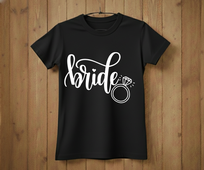Bride Tee – Bridal Shower & Wedding Party Shirt