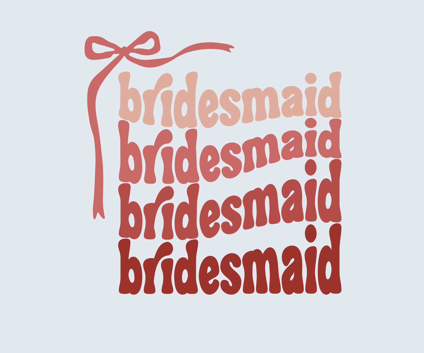 Bridesmaid T-Shirt – Bridal Shower & Wedding Party Shirt