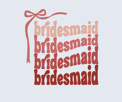 Bridesmaid T-Shirt – Bridal Shower & Wedding Party Shirt