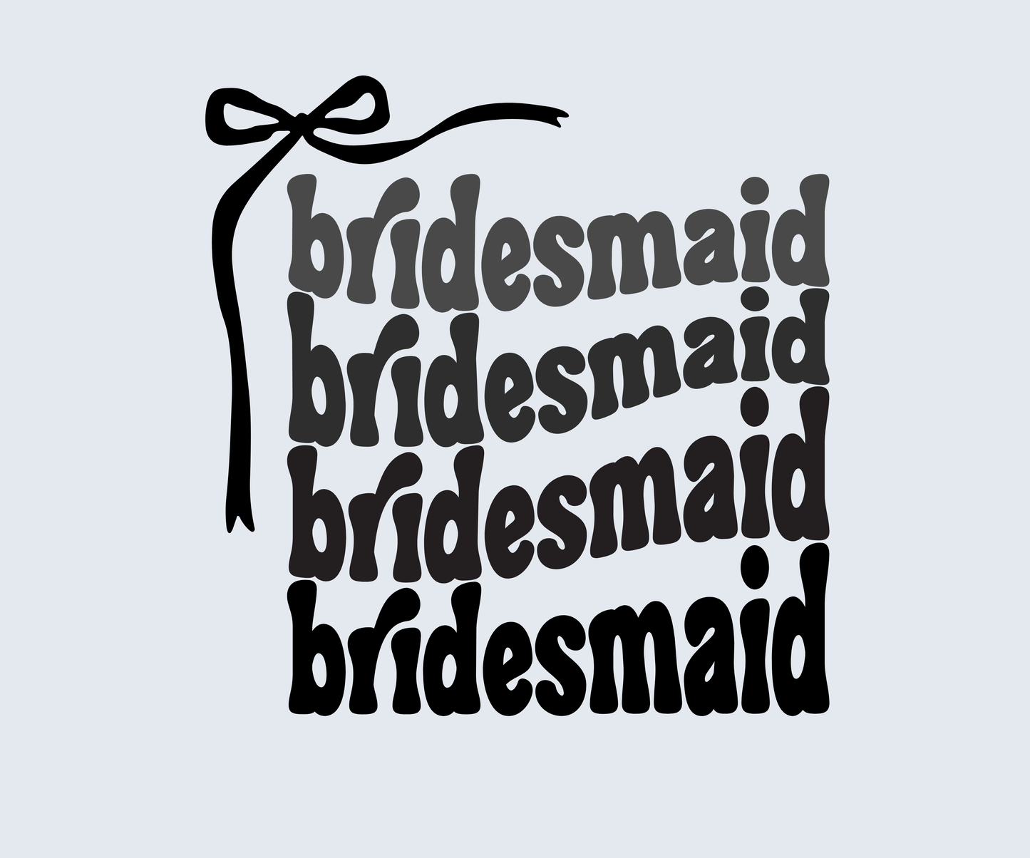 Bridesmaid T-Shirt – Bridal Shower & Wedding Party Shirt