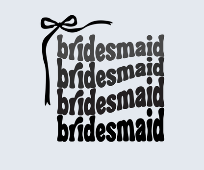 Bridesmaid T-Shirt – Bridal Shower & Wedding Party Shirt